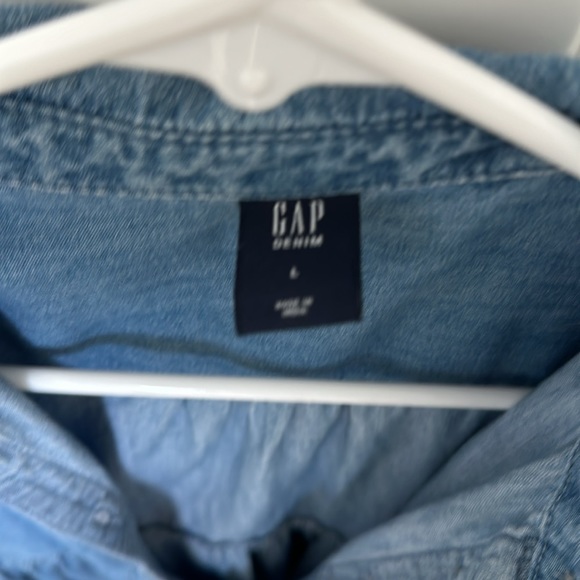 Gap size L denim dress - Picture 2 of 5